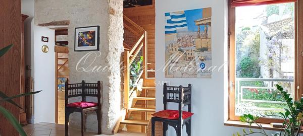 Grande maison de village avec jardin clos