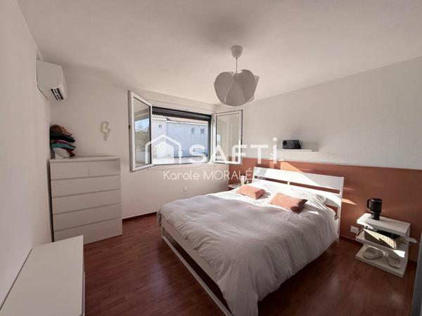 CANET EN ROUSSILLON VILLAGE, PROCHE PLAGE ET COMMODITES, MAISON RENOVEE T4, JARDIN