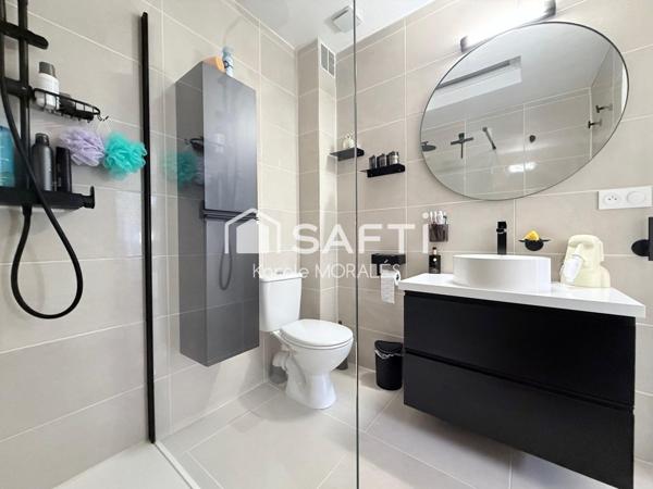 CANET EN ROUSSILLON VILLAGE, PROCHE PLAGE ET COMMODITES, MAISON RENOVEE T4, JARDIN