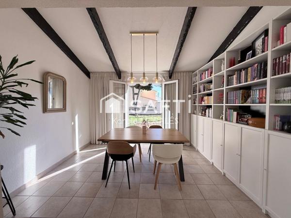 CANET EN ROUSSILLON VILLAGE, PROCHE PLAGE ET COMMODITES, MAISON RENOVEE T4, JARDIN