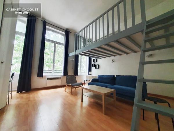 F2 DUPLEX MEUBLE AVEC PARKING A LOUER - LILLE CENTRE - 36 m 2 - 766 € charges comprises par mois
