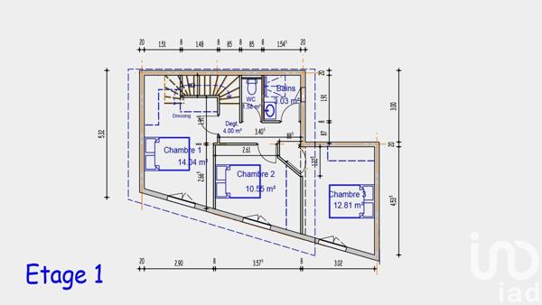 Duplex 4 pièces de 91 m² à Saint-Pierre (97410)