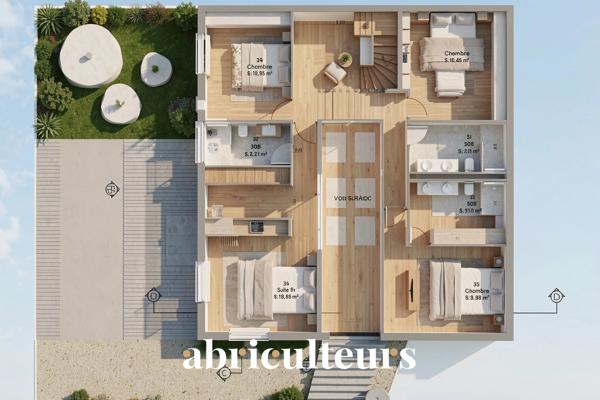 Maison à rénover 250 m² Grand potentiel et permis validé Au Bouscat, proche Parc Bordelais