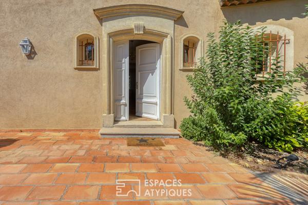 Maison d’architecte grand format, parc paysager et piscine