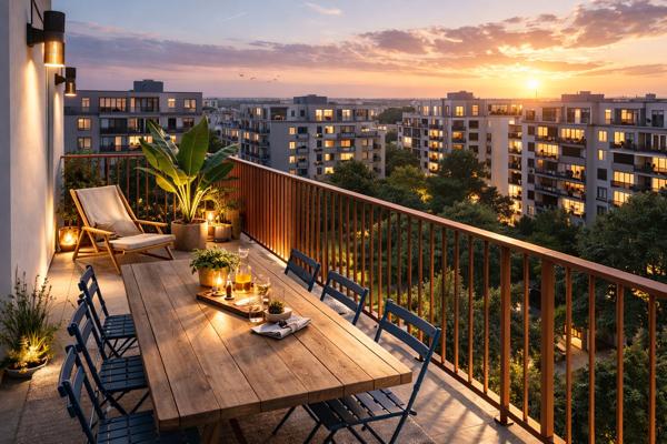 APPARTEMENT - T3 - 2 CHAMBRES - BALCON - GARAGE - PROCE