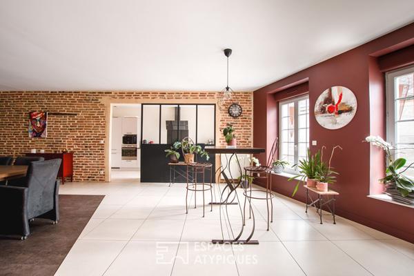 Local commercial avec terrasses et loft en centre ville