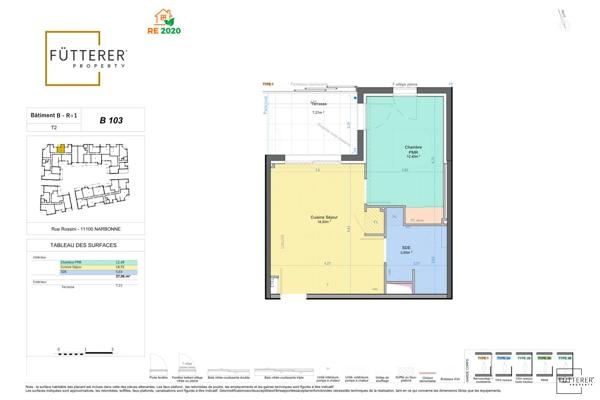 Appartement 2 pièces à vendre Narbonne - 11100 / Réf: 4336-FUTTERER