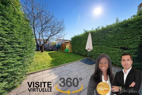 Maison mitoyenne T4 – 92 m² – Jardin, garage et terrasse