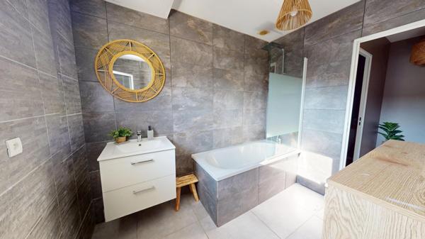 Maison mitoyenne T4 – 92 m² – Jardin, garage et terrasse