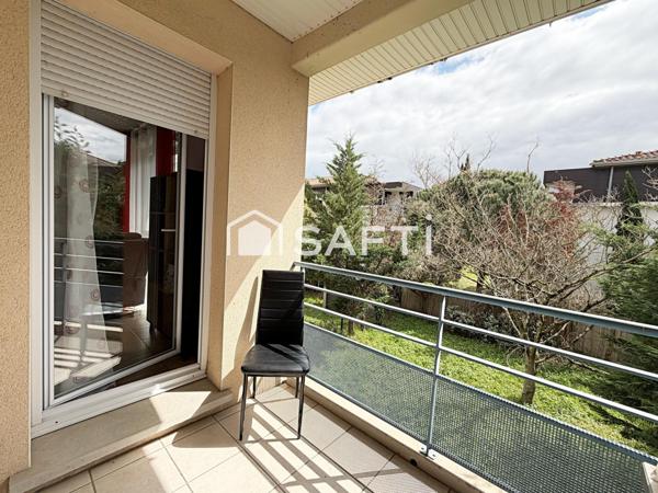 Aucamville - Apt T4, 79m² + 2 parking + cave.