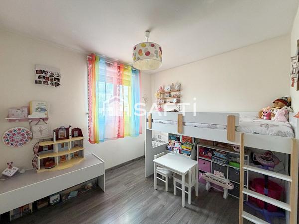 Aucamville - Apt T4, 79m² + 2 parking + cave.