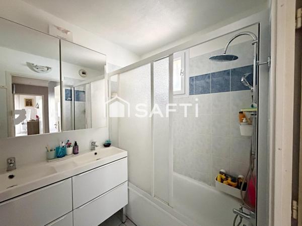 Aucamville - Apt T4, 79m² + 2 parking + cave.