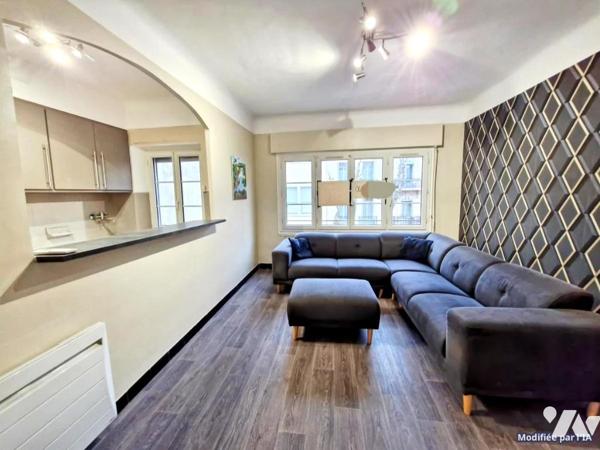 Appartement T3 centre-ville balcon + cave