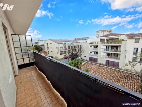 Appartement T3 centre-ville balcon + cave