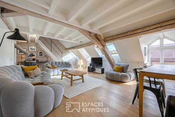 Duplex de caractère en coeur de ville