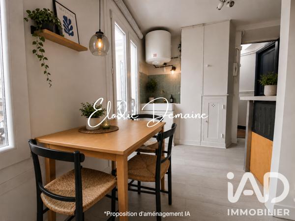 Studio à vendre 11,4 m² Paris 4