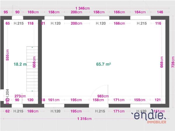 Duplex 160 m² centre ville Pau