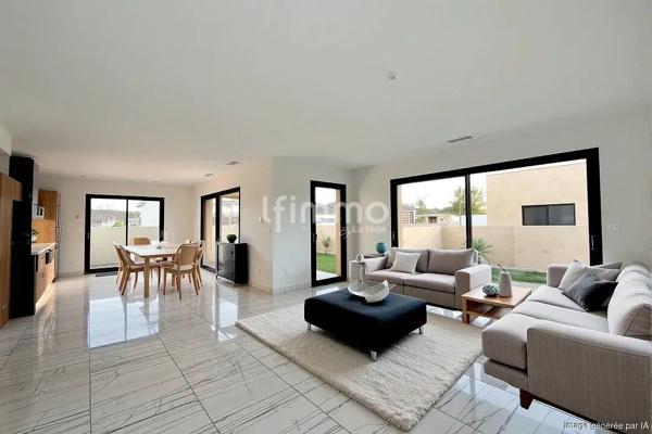 Villa T4 plain pied garage et climatisation, proche de Narbonne .