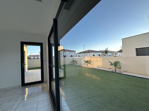 Villa T4 plain pied garage et climatisation, proche de Narbonne .