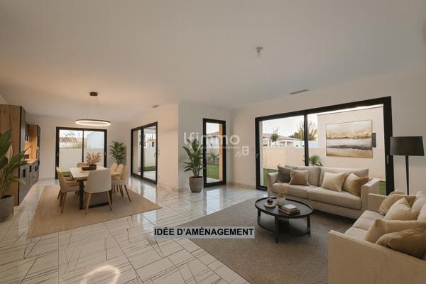 Villa T4 plain pied garage et climatisation, proche de Narbonne .