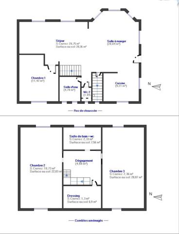 Maison 6 pièces - 191 m² Bien prestige
