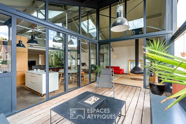 Loft esprit maison quartier gare à Clamart