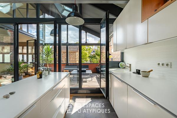 Loft esprit maison quartier gare à Clamart
