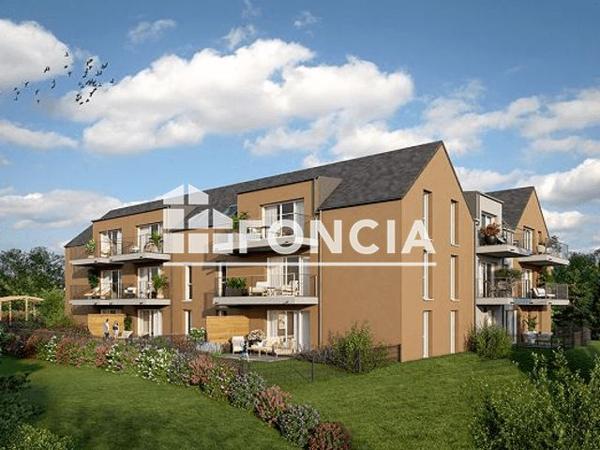 À vendre Appartement 3 pièces 64 m² - Saint-erblon 35230