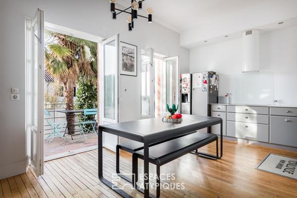 Maison de charme avec piscine à Côte Pavée