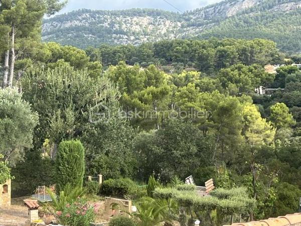 Dans l’un des secteurs les plus recherchés d’Ollioules, au cœur du quartier prisé de Faveyrolles, découvrez cette agréable maison familiale de type T9, offrant 160 m² habitables, complétés par des dépendances et annexes, le tout implanté sur un magnifique terrain arboré de 2 000 m², dans un environnement calme, verdoyant et sans vis-à-vis.

Dès l’entrée, vous serez séduits par les beaux volumes et la luminosité des pièces de vie. Le vaste séjour s’ouvre sur une cuisine récente, moderne, entièrement aménagée et équipée, prolongée par une salle à manger baignée de lumière grâce à une grande baie vitrée donnant directement sur le jardin.

Une superbe véranda d’environ 18 m², véritable pièce de vie supplémentaire, vous permettra de profiter du jardin en toute saison.

Le rez-de-chaussée propose également :

deux chambres,
une salle d’eau entièrement rénovée avec douche à l’italienne, sèche-serviettes et mobilier contemporain,
un WC indépendant,
une buanderie.

À l’étage, l’espace nuit se poursuit avec :

deux chambres supplémentaires, dont une mansardée pleine de charme,
un espace bureau ou loggia,
une salle d’eau avec WC,
ainsi qu’un agréable balcon attenant à une chambre offrant une vue dégagée sur le Mont Faron.

Les annexes constituent un véritable atout :

un garage aménagé et climatisé pouvant devenir une chambre, un bureau ou un espace indépendant,
une loggia fermée ouvrant sur une terrasse privative,
deux abris de jardin,
un vaste vide sanitaire accessible sur toute sa hauteur offrant un important espace de stockage.

À l’extérieur, tout a été pensé pour profiter pleinement des beaux jours :

une grande piscine entourée de sa plage et de son espace détente,
deux cuisines d’été,
un vaste jardin paysager,
un potager,
de nombreux arbres fruitiers (orangers, citronniers, grenadiers…),
un système d’arrosage automatique,
le Canal de Provence, un véritable avantage pour l’arrosage du jardin et le remplissage de la piscine.
Côté stationnement, un carport ainsi que plusieurs emplacements permettent d’accueillir jusqu’à quatre véhicules.

La maison est équipée d’un assainissement individuel (fosse septique).

Une propriété idéale pour une grande famille, pour recevoir ou simplement profiter d’un cadre de vie exceptionnel, à quelques minutes seulement des commerces, des écoles, des axes autoroutiers et des plages.

Les + :

Quartier recherché de Faveyrolles
Terrain de 2 000 m²
Piscine
Véranda de 18 m²
Beaucoup d’annexes
Vue sur le Faron
Canal de Provence
Arrosage automatique
Nombreuses possibilités d’aménagement
Calme absolu entre mer et collines

Un bien rare sur le secteur, à découvrir sans tarder !