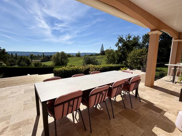 Villeneuve-sur-Lot (47300) Aux portes de Villeneuve-sur-Lot - Villa moderne d'environ 176 m2, 5 chambres avec piscine et vue dominante