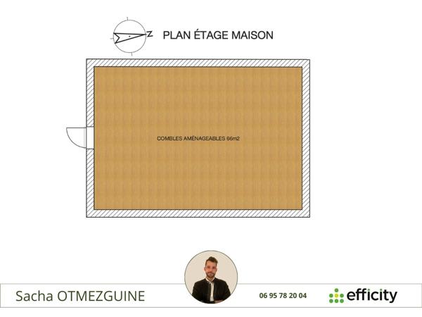 Maison 2 pièces - 66 m²