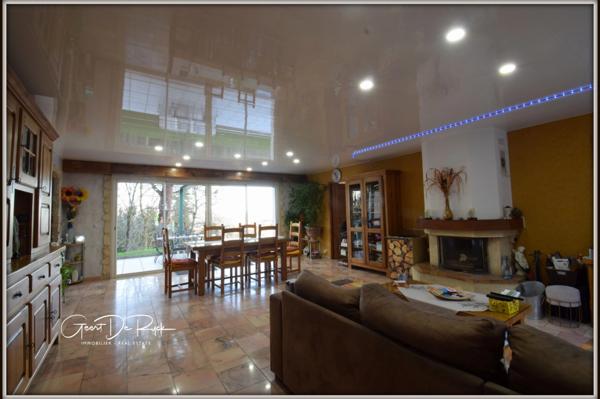 BELVEZE-DU-RAZES proche: Villa T5 PP avec Vue Panoramique, Piscine et Terrain de 4500m²