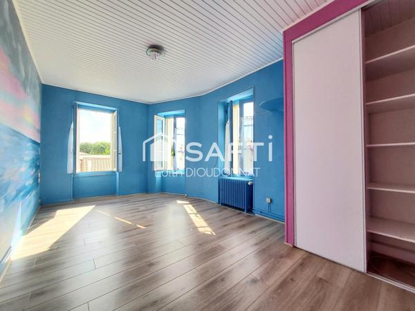 Maison de bourg, volumes et potentiel