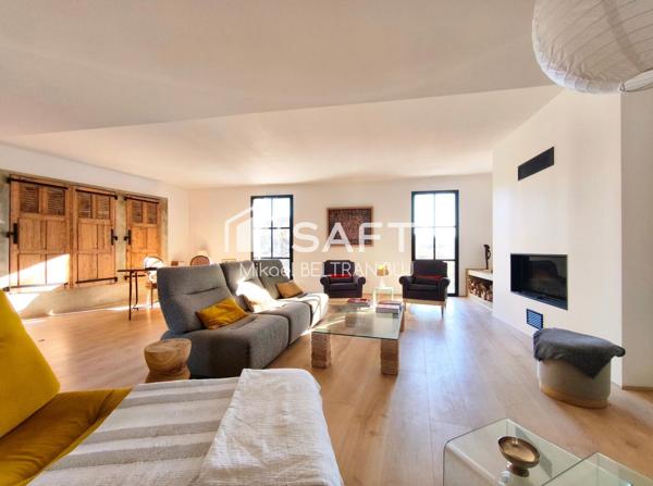 Authentique maison vigneronne avec terrasse et piscine