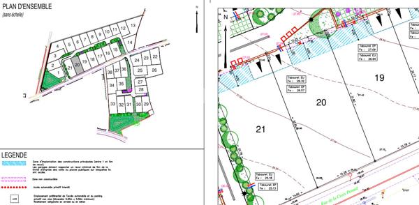 Terrain Brem Sur Mer 523 m2