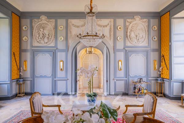 Haut Anjou - Château XVIIe classé MH avec dépendances, parc 18ha (5ha de plus en option) rivière, éc