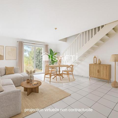 Idéalement située, jardin, calme et centre à pied !