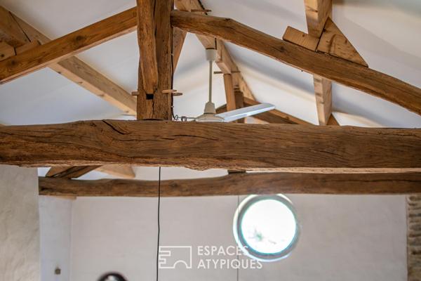 Grange du XXème siècle entièrement rénovée avec vue sur la Vie