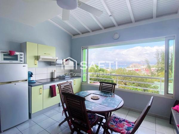 Charmant T2 avec vue mer aux Trois-Îlets