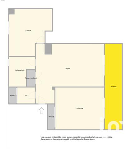 Appartement à vendre 2 pièces 72 m² Villefranche-sur-Mer