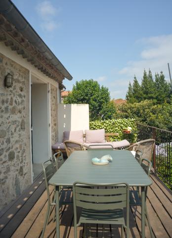 Pied Cité: maison de ville avec jardin et piscine