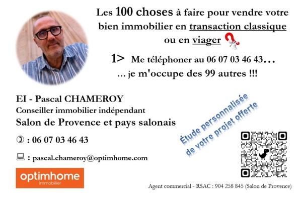 ISTRES | T3 en REZ-DE-JARDIN avec EXTERIEUR DE 76 m² et STATIONNEMENT