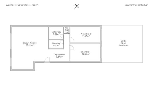 Appartement Paris 17 e - PEREIRE