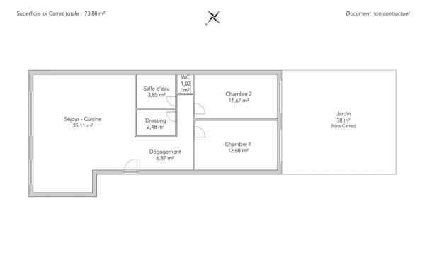 Appartement Paris 17 e - PEREIRE