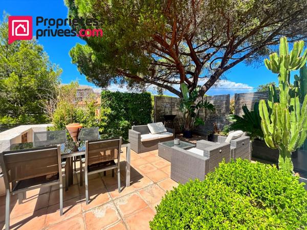 Cannes : Appartement bourgeois, terrasse vue mer et extension possible