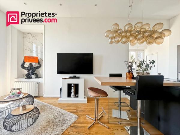 Cannes : Appartement bourgeois, terrasse vue mer et extension possible