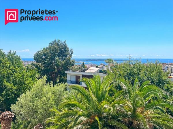 Cannes : Appartement bourgeois, terrasse vue mer et extension possible