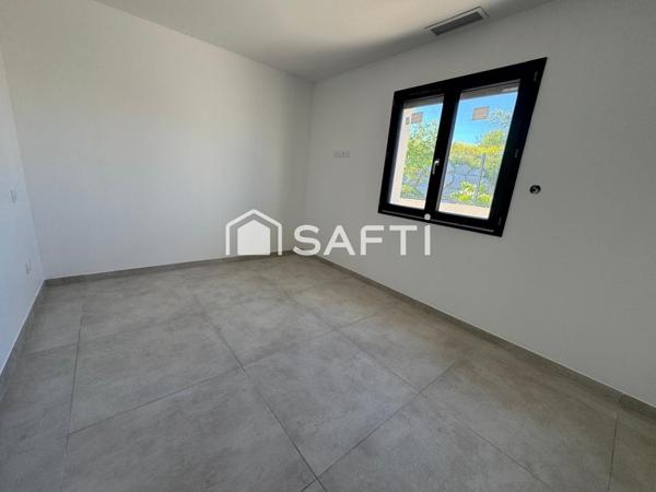 Maison neuve – 99 m² habitables sur terrain de 500 m2- à Montlegun