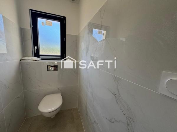 Maison neuve – 99 m² habitables sur terrain de 500 m2- à Montlegun